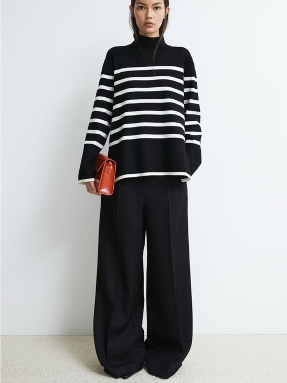 Striped Black and White Sweater